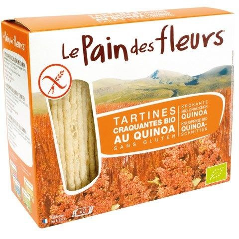 Le Pain Des Fleurs Krokante Crackers Quinoa Biologisch 