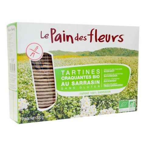 Le Pain Des Fleurs Krokante Crackers Boekweit Grootverpakking Biologisch