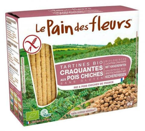 Le Pain Des Fleurs Krokante Crackers Kikkererwten Biologisch