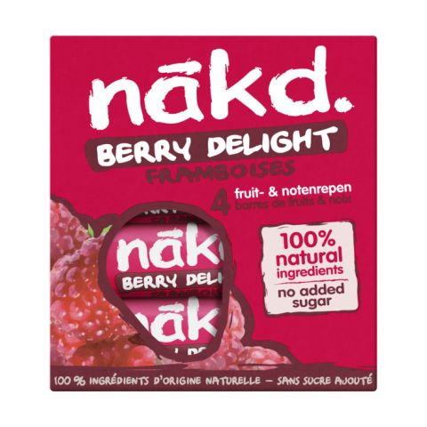 Nakd Berry Delight Framboos  Bar 4-pack