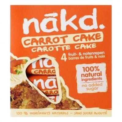 Nakd Carrot Cake Bar 4-pack