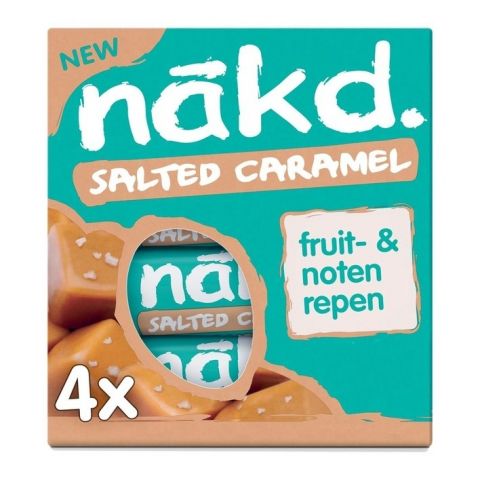 Nakd Salted Caramel Bar 4-pack