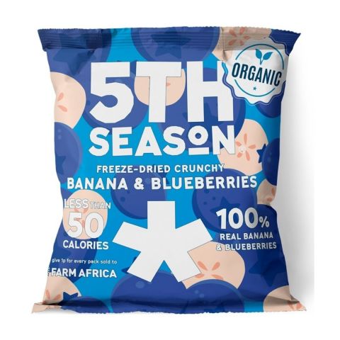 5th Season - Banana & Blueberries Bites Biologisch 14 gram