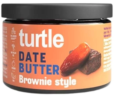 Turtle - Dadelpasta Brownie style Biologisch 200 gram