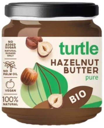 Turtle - Hazelnootpasta Biologisch 200 gram