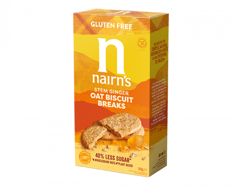 Nairns Biscuits Breaks Oat & Stem Ginger