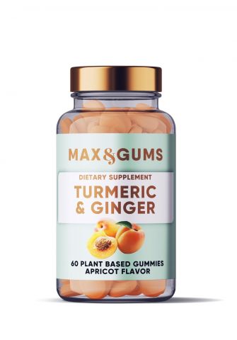 Max&Gums - Voedingssupplement Kurkuma Gember 60 stuks